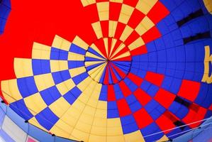 Interior of a hot air balloon in Cappadocia, Turkey photo