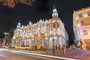 Havana, Cuba - January 8, 2017 -  The historic Hotel Inglaterra near the Central Park in Havana, Cuba. photo