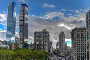 edificio de hierro plano - ciudad de nueva york foto