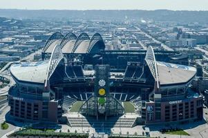 Seattle, Washington - August 21, 2005 -  Qwest field arena for sports and music concerts in Seattle, Wa. photo