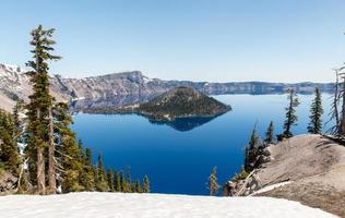 parque nacional del lago del cráter, oregon foto