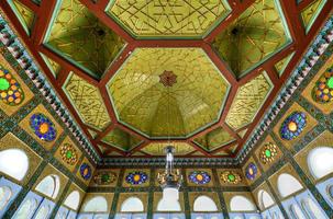 Bukhara, Uzbekistan - July 12, 2019 -  Sitora-i Mokhi Khosa - the Summer Palace of Bukharan Emirs in Uzbekistan. photo