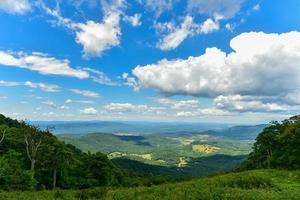 View of the Shenandoah Valley and Blue Ridge Mountains from Shenandoah National Park, Virginia photo