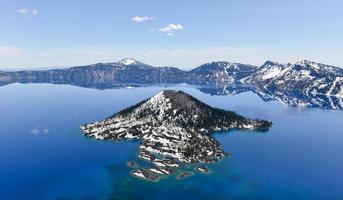 parque nacional del lago del cráter, oregon foto