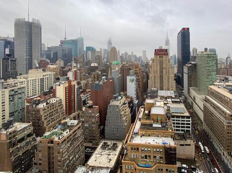 ciudad de nueva york - 13 de diciembre de 2019 - el hotel new yorker, uno de los hoteles más famosos de nueva york, ubicado en la octava avenida en el centro de manhattan. foto