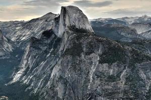 Glacier Point, an overlook with a commanding view of Yosemite Valley, Half Dome, Yosemite Falls, and Yosemite's high country. photo