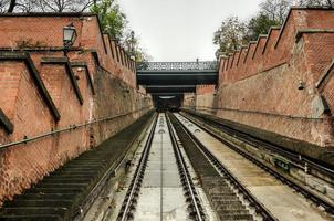 Funicular to Buda Castle in Budapest photo