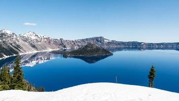 parque nacional del lago del cráter, oregon foto