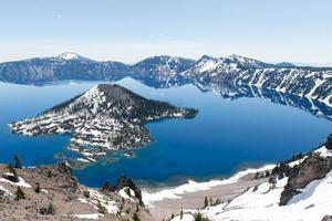 parque nacional del lago del cráter, oregon foto