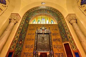 Temple Emanu-El was the first Reform Jewish congregation in New York City and, because of its size and prominence, has served as a flagship congregation in the Reform branch of Judaism, 2022 photo