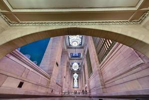 New York City - December 28, 2015 -  Beaux-Arts style corridor in Grand Central Terminal in New York City. photo