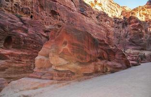 Elephant Shaped Rock - Petra, Jordan photo