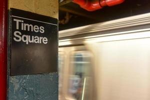 New York City - August 13, 2016 -  New York City subway station at 42nd Street, Times Square in Manhattan. photo