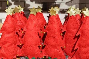 Toys and decorations for the New Year are sold in Israel. photo