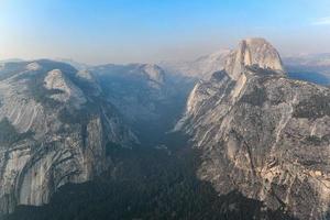 Glacier Point, an overlook with a commanding view of Yosemite Valley, Half Dome, Yosemite Falls, and Yosemite's high country. photo