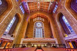 Temple Emanu-El was the first Reform Jewish congregation in New York City and, because of its size and prominence, has served as a flagship congregation in the Reform branch of Judaism. photo