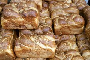 pan y productos de panadería vendidos en israel. foto