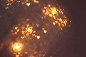 Heart Shaped Bokeh Lights In Karachi Pakistan 2022 photo