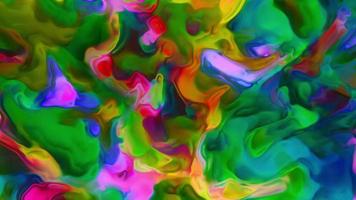 animação de fundo iridescente abstrato filme holográfico abstrato gráfico de movimento de textura gradiente animação de fundo de cor dançante abstrata video