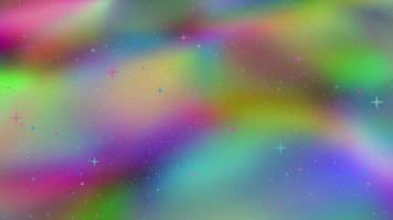 animation d'arrière-plan dégradé animation d'arrière-plan holographique flou abstrait multicolore video