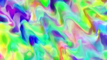 rör på sig Flerfärgad abstrakt suddigt holografiska bakgrund animation, gradient bakgrund animering video