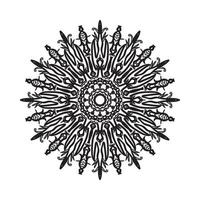 Beautiful vector hand drawn indian ornament mandala on background style.