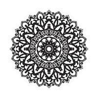 Beautiful vector hand drawn indian ornament mandala on background style.