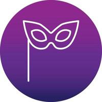 Birthday mask Vector Icon