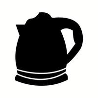 Unique Kettle Glyph Vector Icon