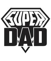 SUPER DAD T-SHIRT DESIGN.eps vector