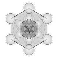 Metatron symbol vector design