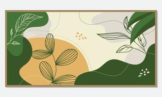 Nature abstract background. Suitable for home wall decoration vector