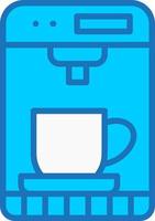 icono de vector de máquina de café