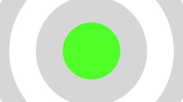 Circular dial transition  animation light silver and white On Green Screen And Alpha Channel For any channel Video