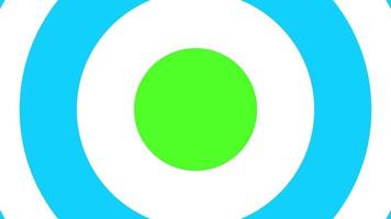Circular dial transition  animation light blue and white On Green Screen And Alpha Channel For any channel Video