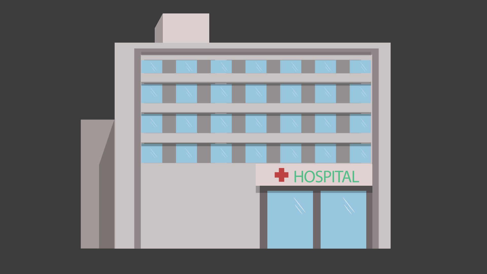 hospital Animated Icon Isolated on Transparent Background. HD Video Motion  Graphic Animation 16205494 Stock Video at Vecteezy
