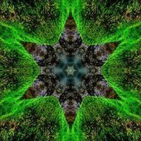 Shiny and Hypnotizing Colorful Kaleidoscope background photo