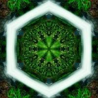 Shiny and Hypnotizing Colorful Kaleidoscope background photo