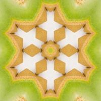 Shiny and Hypnotizing Colorful Kaleidoscope background photo