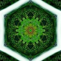 Shiny and Hypnotizing Colorful Kaleidoscope background photo