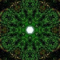 Shiny and Hypnotizing Colorful Kaleidoscope background photo
