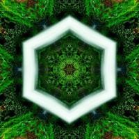 Shiny and Hypnotizing Colorful Kaleidoscope background photo