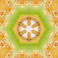 Shiny and Hypnotizing Colorful Kaleidoscope background photo