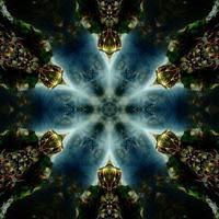 Shiny and Hypnotizing Colorful Kaleidoscope background photo