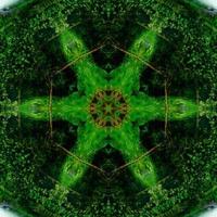 Shiny and Hypnotizing Colorful Kaleidoscope background photo