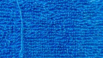 Blue towel texture as a background photo