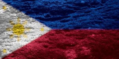 philippines flag texture as background photo