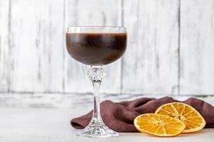 Chocolate Orange Espresso Martini Cocktail photo