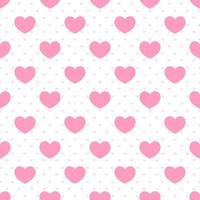 Happy Valentine's Day Seamless Pattern Design with Decoration in Template Hand Drawn Cartoon Flat Illustration vector