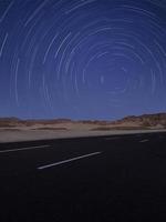full moon on high way to sharm el sheikh mountains way photo